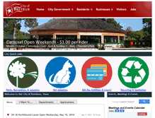 Tablet Screenshot of cityofbrenham.org